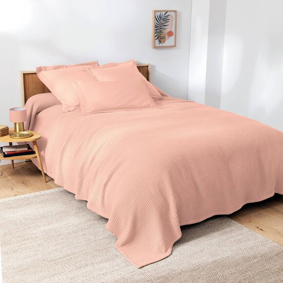 Couverture climatisante nid d'abeille 350 g/m² (rose poudré) Couverture climatisante nid d'abeille 350 g/m² (rose poudré)